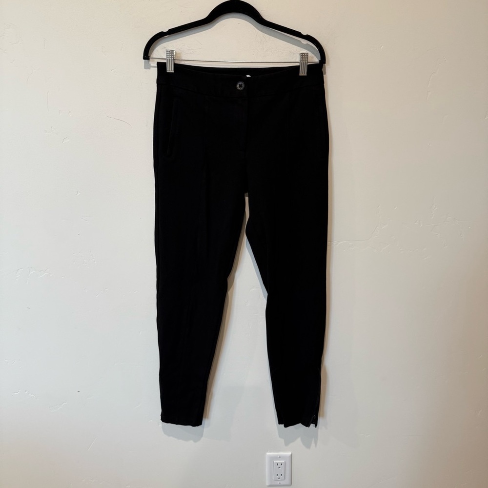 Betabrand Classic Black Skinny Dress Pants Womens Size Medium Long Office Career